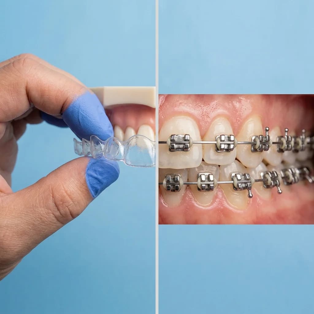 Orthodontics (Braces) - Orthodontic braces, invisible aligner